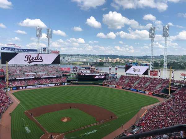 Great American Ball Park, section: 525, row: L, seat: 1