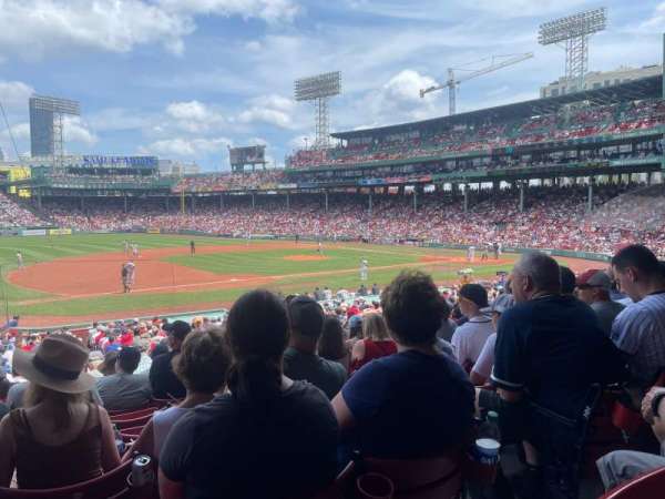 Fenway Park, section: Grandstand 27, row: 1, seat: 25
