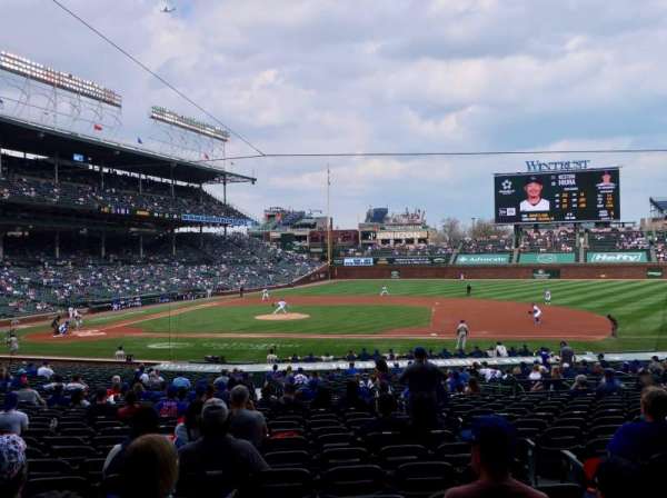Wrigley Field, section: 225, row: 1, seat: 3