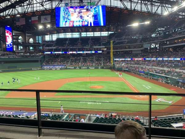 Globe Life Field, section: 110, row: 2, seat: 8