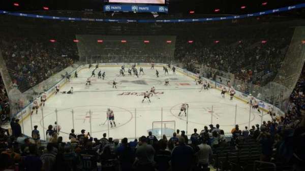 Enterprise Center, section: 110, row: U, seat: 3