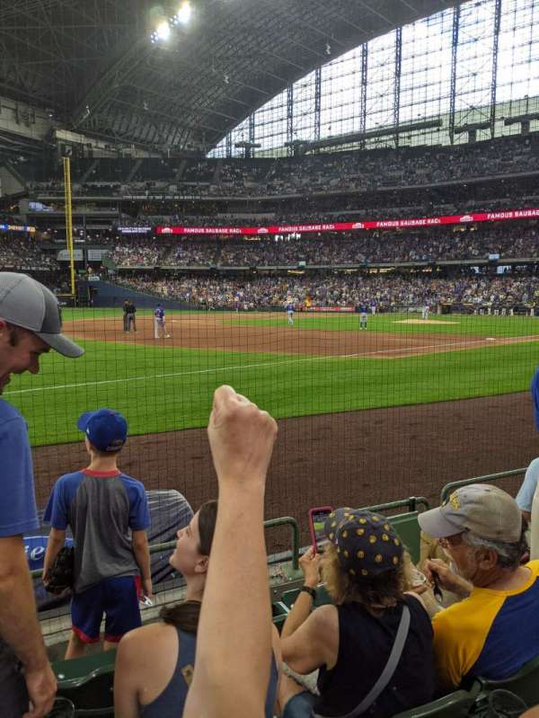 American Family Field, section: 126, row: 4, seat: 4