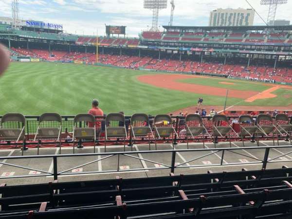 Fenway Park, section: Grandstand 32, row: 4, seat: 13