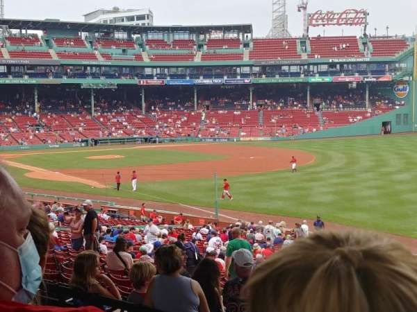 Fenway Park, section: Grandstand 8, row: 7, seat: 11