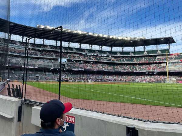 Truist Park, section: 11, row: 2, seat: 7