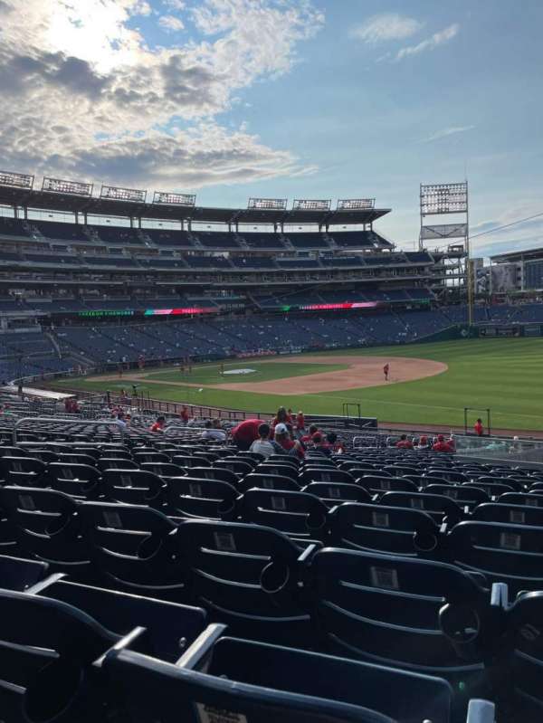 Nationals Park, section: 134, row: MM, seat: 16