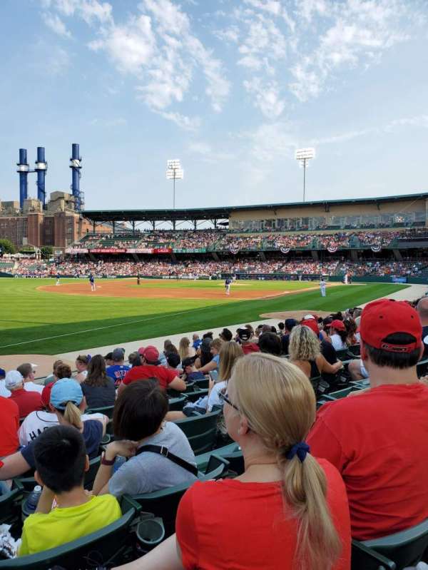 Victory Field, section: 104, row: L, seat: 20