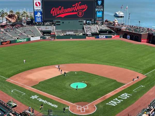 Oracle Park, section: VR315, row: 11, seat: 21