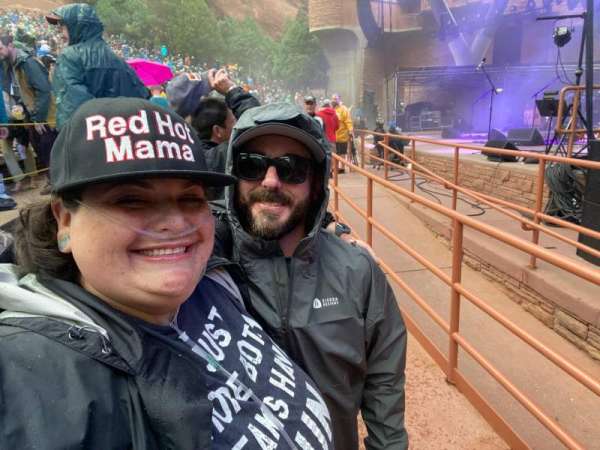 Red Rocks Amphitheatre, section: Ada, row: 1, seat: 12