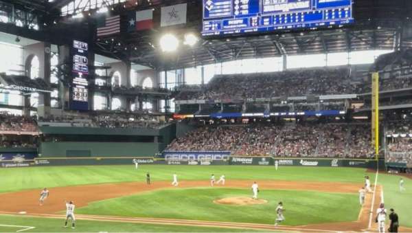 Globe Life Field, section: 11, row: 9, seat: 5