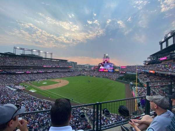 Coors Field, section: L313, row: 2, seat: 5