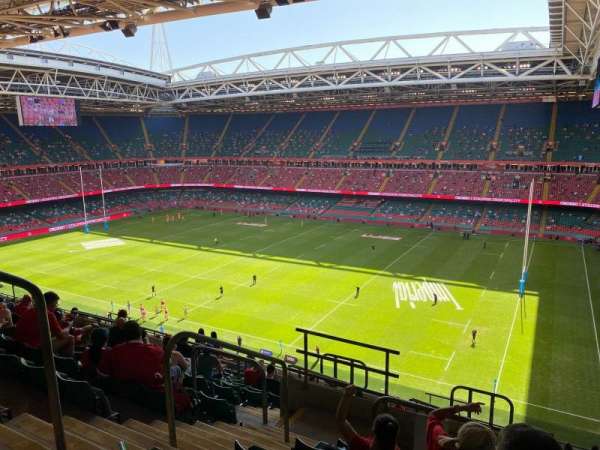 Principality Stadium, section: U5, row: 17, seat: 4