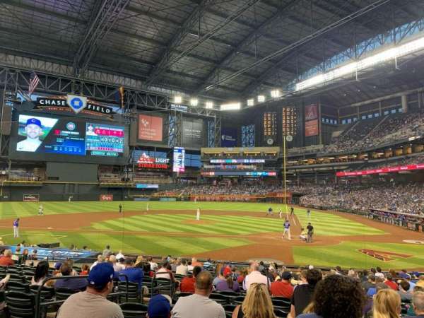 Chase Field, section: 126, row: 21, seat: 6