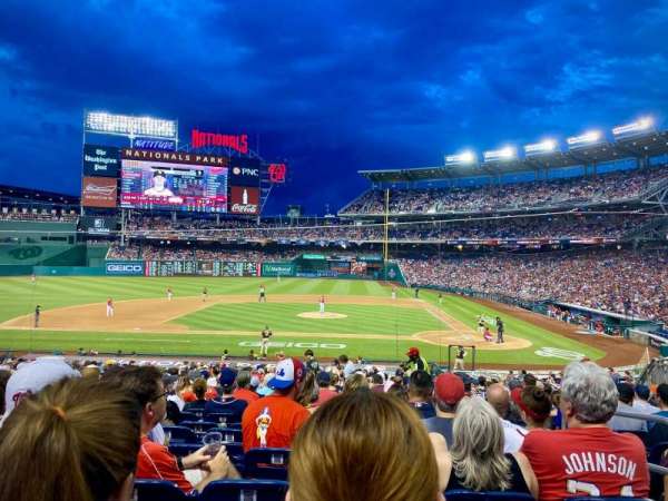 Nationals Park, section: 117, row: HH, seat: 3