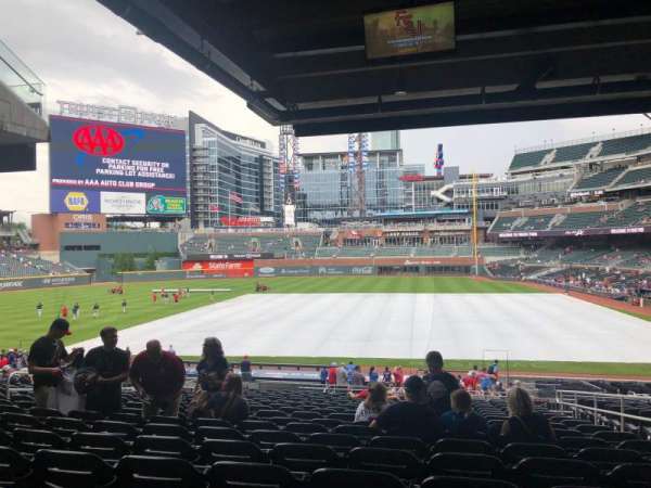 Truist Park, section: 131, row: 18, seat: 4