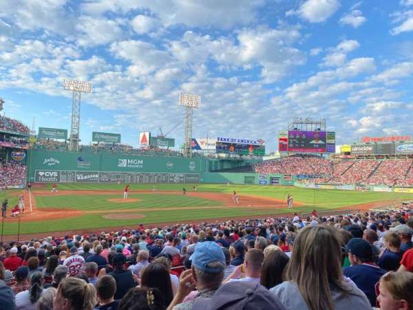 Fenway Park, section: Loge Box 124, row: Hh, seat: 2