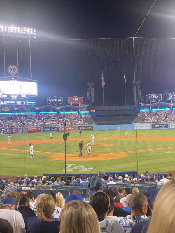 Dodger Stadium, section: 2FD, row: P, seat: 7