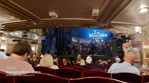 Sondheim Theatre, West End, section: Stalls, row: P, seat: 3