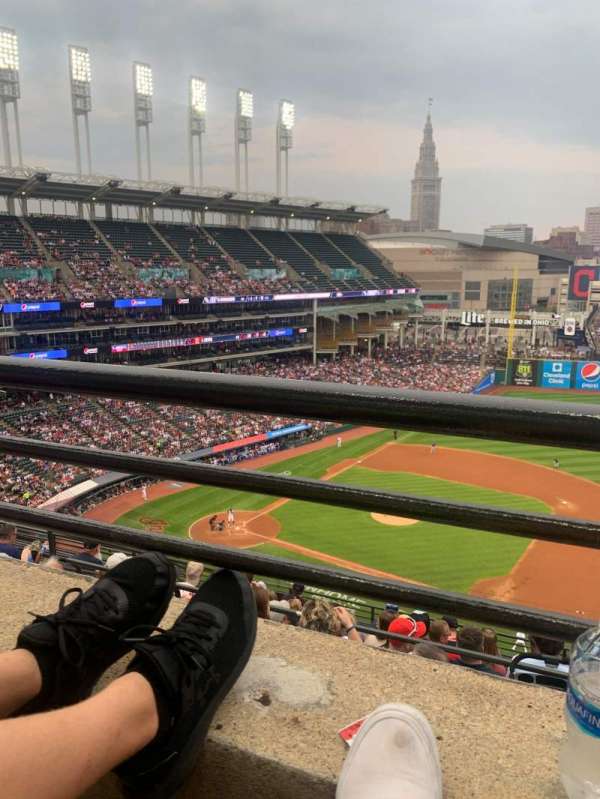 Progressive Field, section: 541, row: E, seat: 5