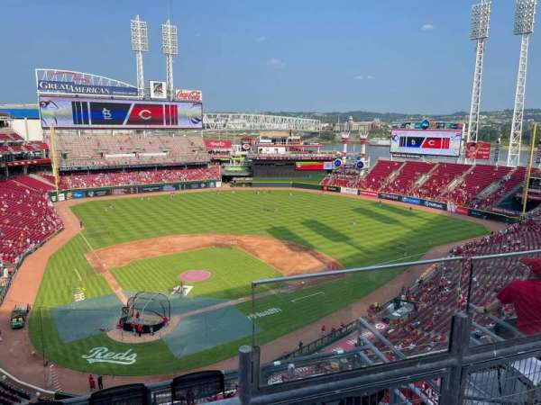 Great American Ball Park, section: 526, row: B, seat: 5