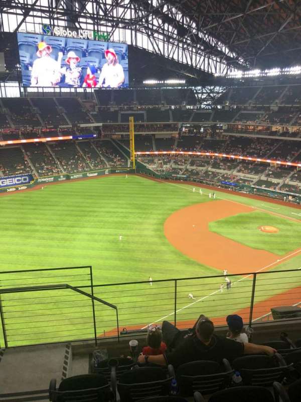 Globe Life Field, section: 302, row: 5, seat: 4