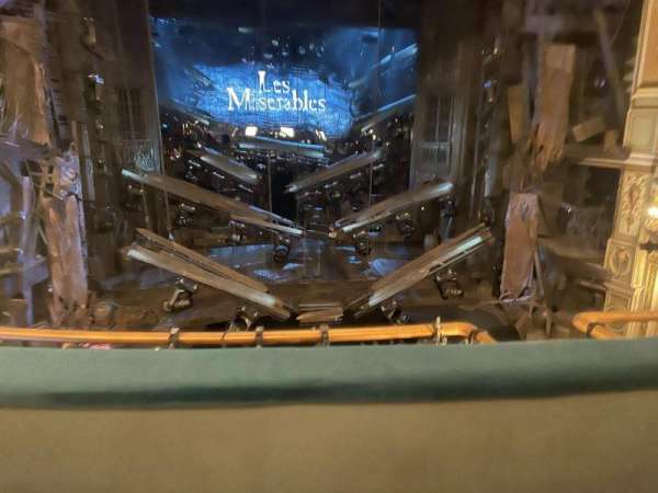 Sondheim Theatre, West End, section: Dress Circle, row: B, seat: 18