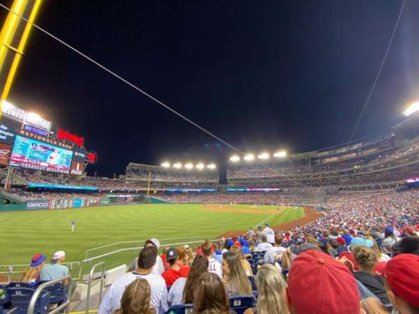 Nationals Park, section: 108, row: DD, seat: 24