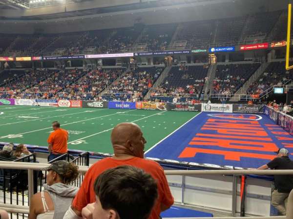 MVP Arena, section: 102, row: C, seat: 1
