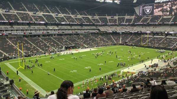 Allegiant Stadium, section: 243, row: 11, seat: 12