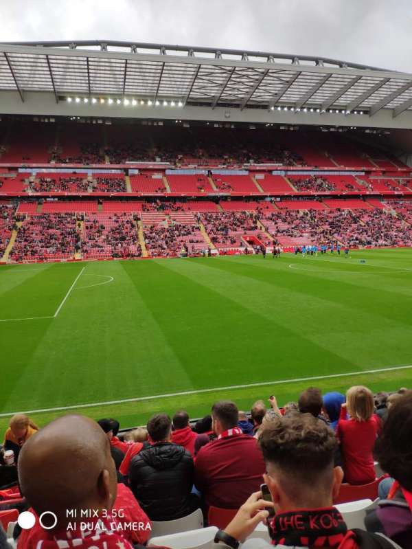 Anfield, section: KM, row: 14, seat: 193