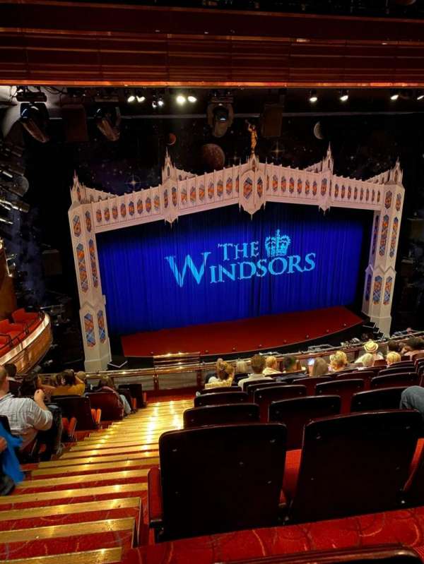 Prince of Wales Theatre, section: Circle, row: K, seat: 35