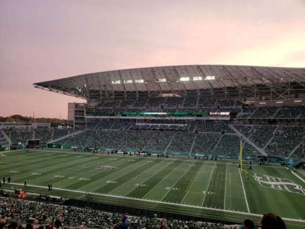Mosaic Stadium, section: 334, row: 1, seat: 1