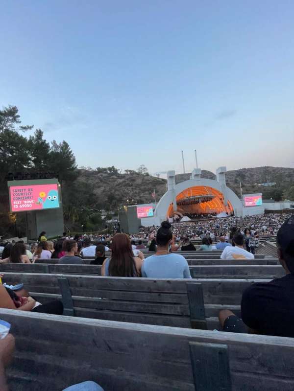 Hollywood Bowl, section: K1, row: 13, seat: 34
