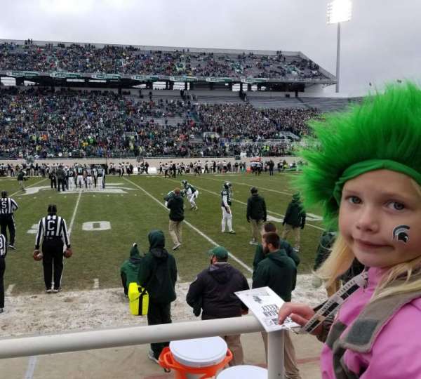 Spartan Stadium, section: 23, row: 1