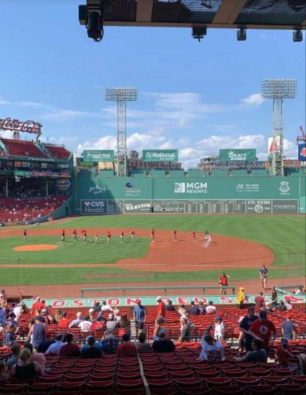 Fenway Park, section: Grandstand 15, row: 6, seat: 4