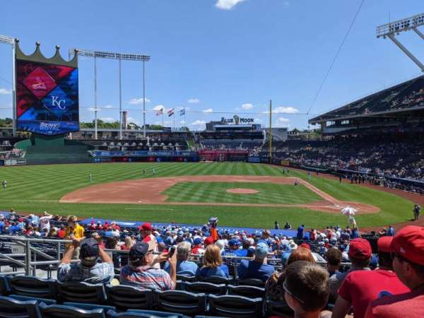 Kauffman Stadium, section: 223, row: Gg, seat: 5
