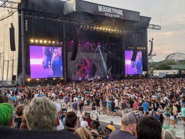 Hershey Park Stadium, section: 7, row: DD, seat: 5