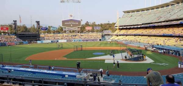 Dodger Stadium, section: 123LG, row: G, seat: 1