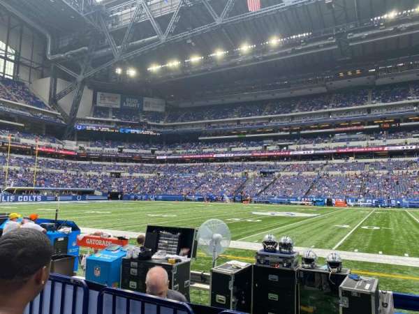 Lucas Oil Stadium, section: 112, row: 2, seat: 11