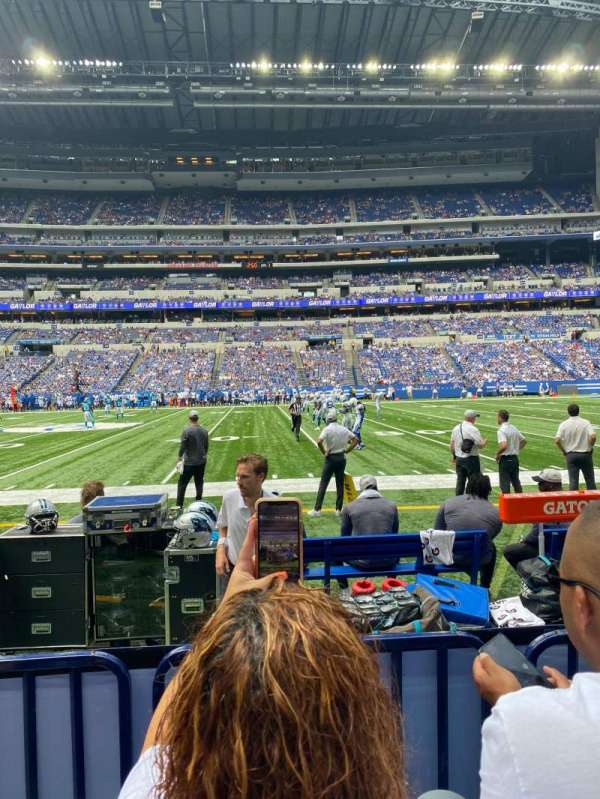 Lucas Oil Stadium, section: 112, row: 2, seat: 11