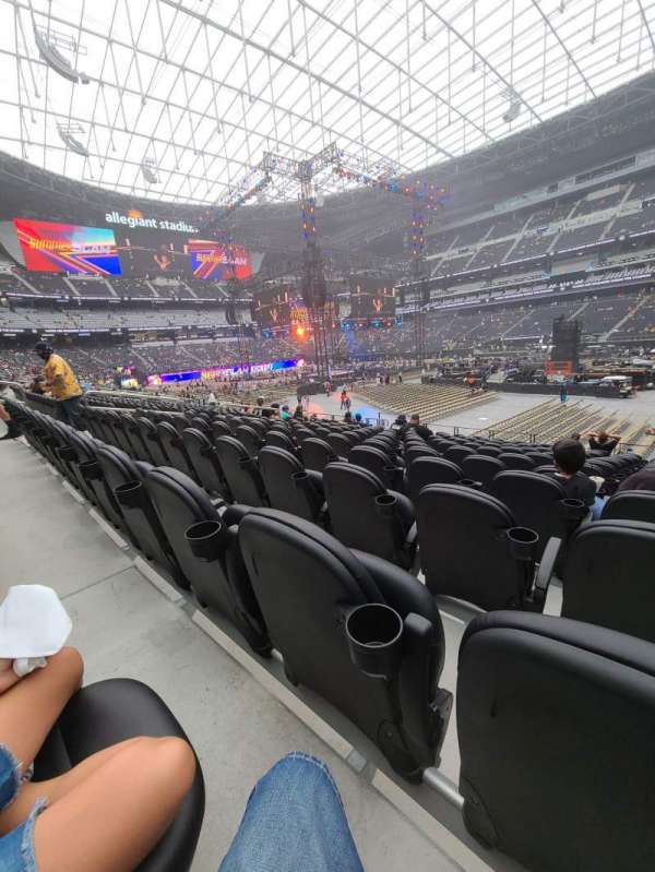 Allegiant Stadium, section: C109, row: 13, seat: 1