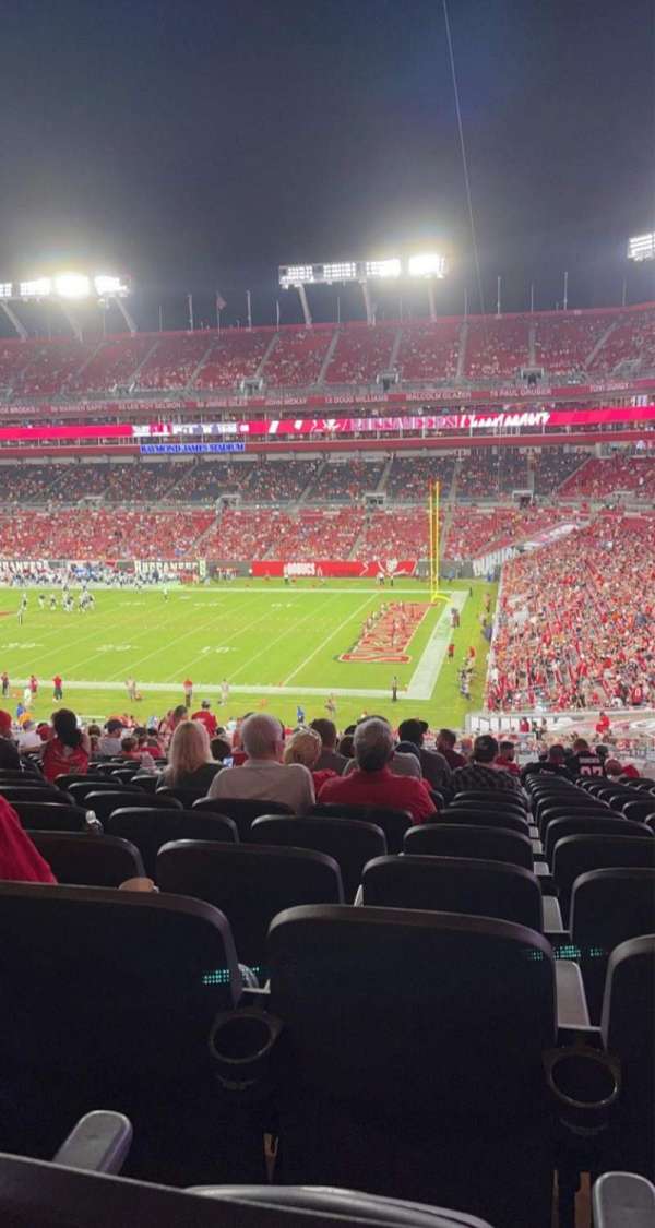 Raymond James Stadium, section: 215, row: AA, seat: 19