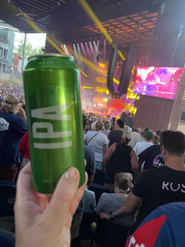 Merriweather Post Pavilion, section: 203, row: W, seat: 14