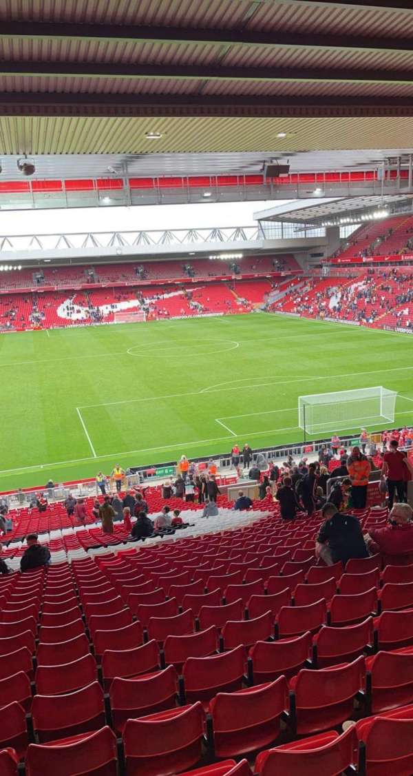 Anfield, section: 203, row: 52, seat: 166