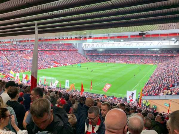 Anfield, section: 208, row: 54, seat: 15