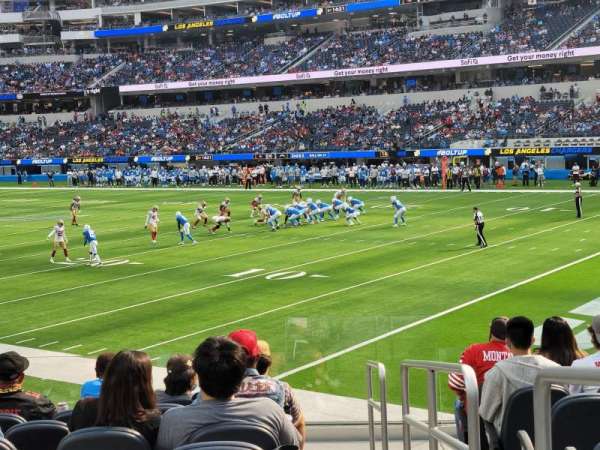 SoFi Stadium, section: C136, row: 10, seat: 1