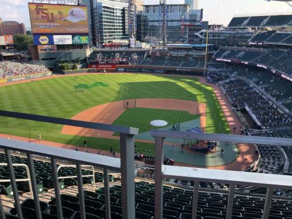 Truist Park, section: 329, row: WC, seat: 10