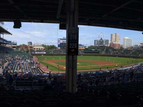 Wrigley Field, section: 218, row: 13, seat: 23