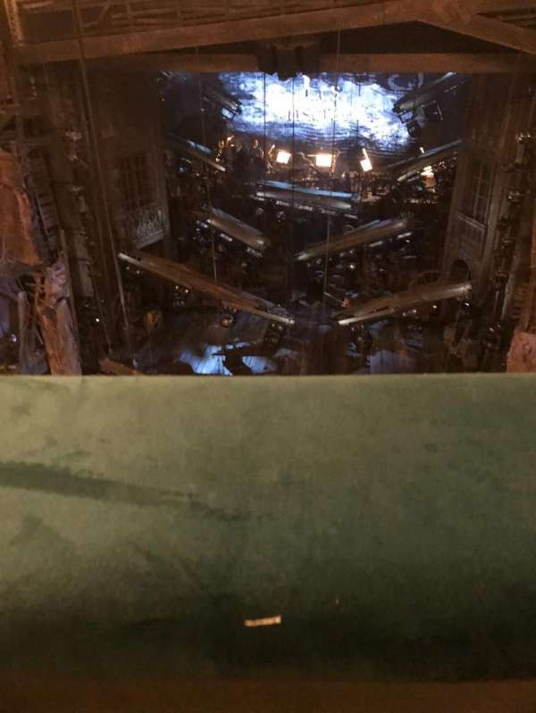 Sondheim Theatre, West End, section: Grand circle, row: A, seat: 12