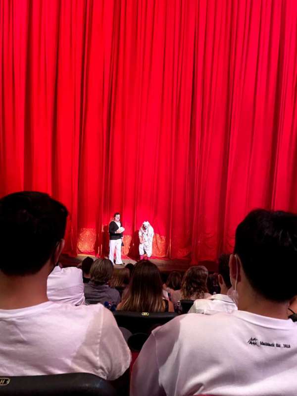 O Theatre, section: 103, row: J, seat: 11